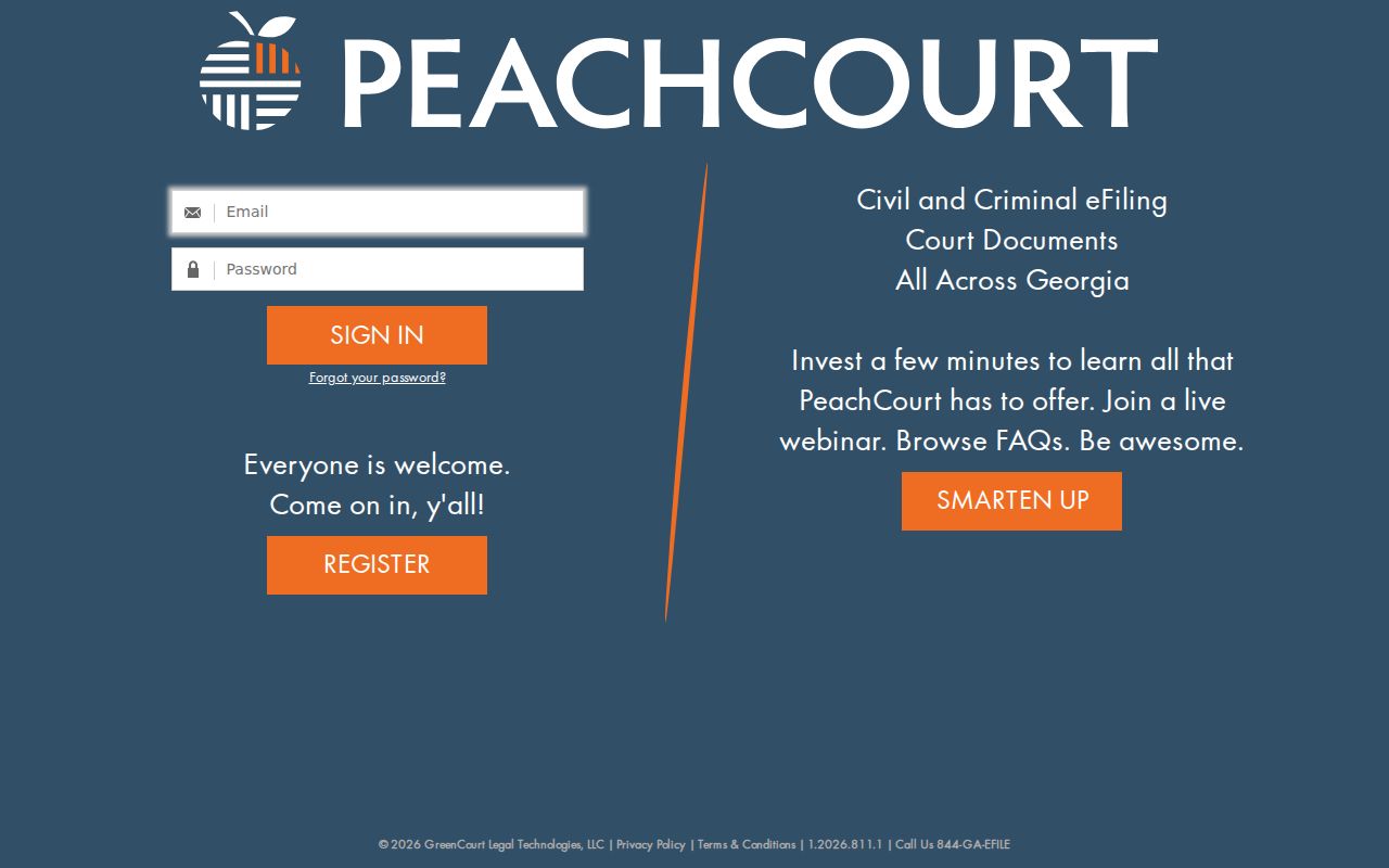 Bleckley County docket search PeachCourt provider