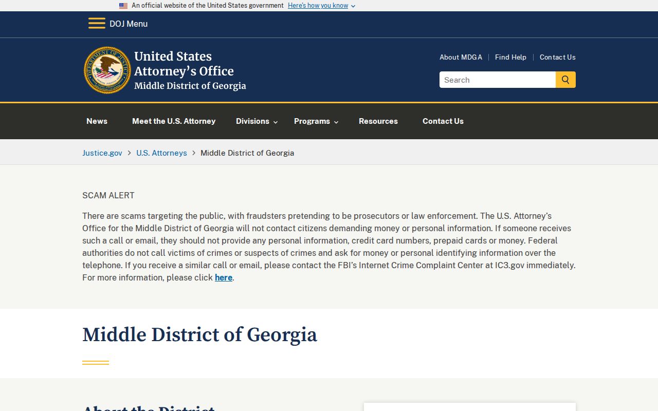 Federal jurisdiction source for Bleckley County court record research